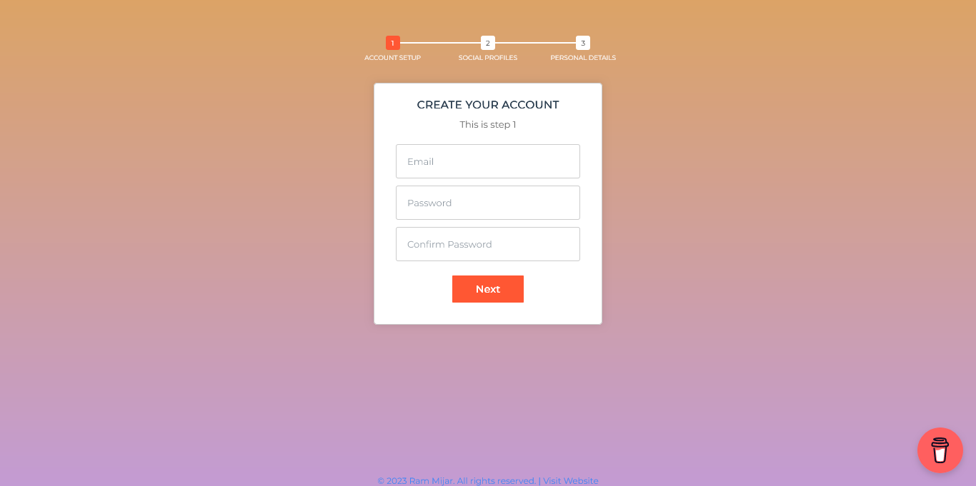 multi-login form